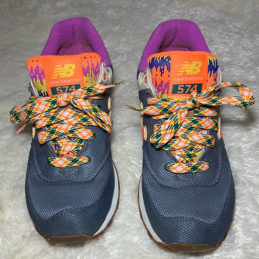 New Balance 574 Weekend Expedition multicolor. size 8 woman.